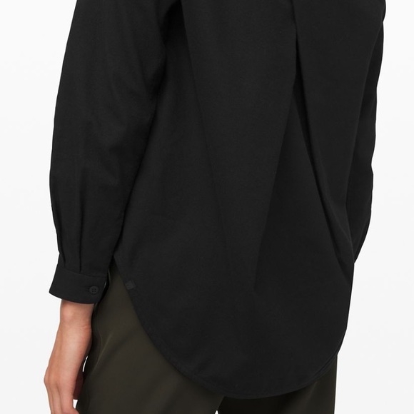 NWT Lululemon Full Day Ahead Shirt Flannel Black - Picture 5 of 9